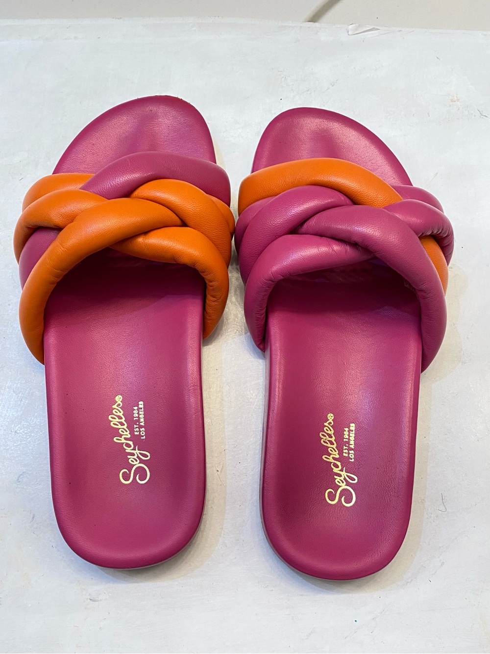Seychelles Slide Sandals, beautiful clean with perfect bottom, Size 8, leather - Picture 2 of 10